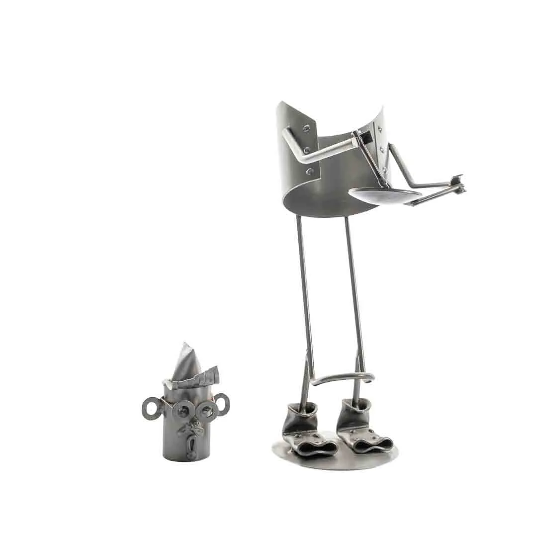 Metall-Flaschenhalter mit separatem Flaschenkopf – Bild 2