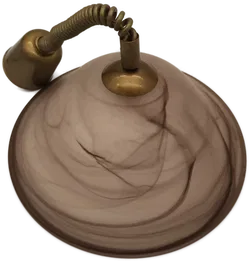 Lampe mit Glasschirm - Bild 3