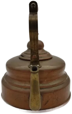 Teekanne Kupfer-Messing - Bild 4