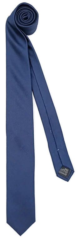 Akzente Herren Seidenkrawatte blau  – Vorschau 1