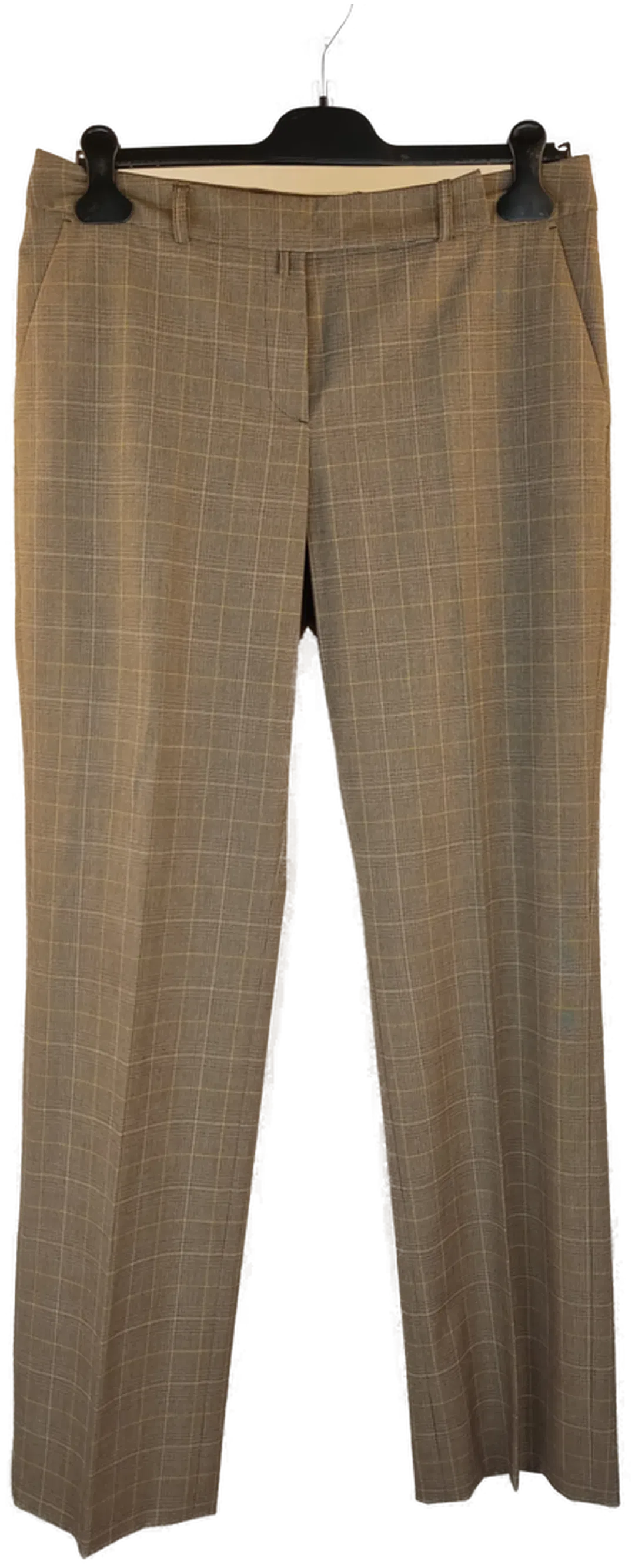 Savannah Damenhose braun-kariert, Größe: L/40 - Bild 1