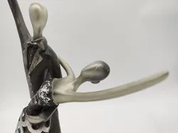 Metallskulptur Paartanz Tango - Bild 3