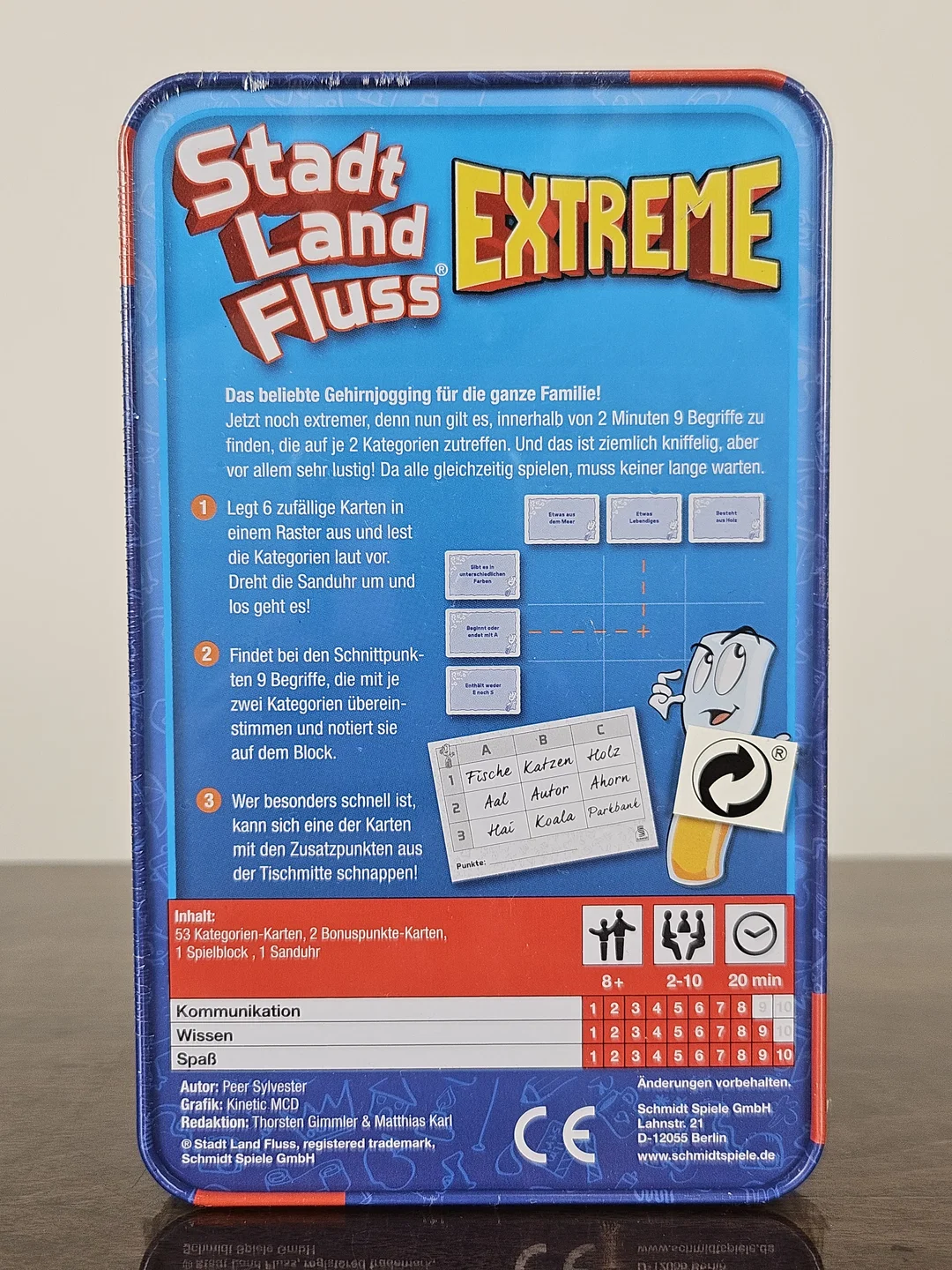 Stadt! Land? Fluss! Extreme - Gesellschaftsspiel - Schmidt – Bild 2