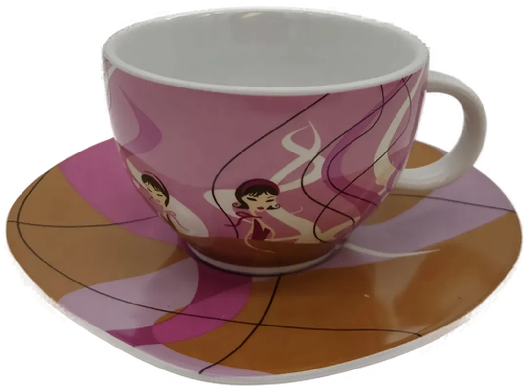 ACCENTA Kaffeetasses und Untertellern - Bild 1