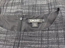 Donna Karan Damen Kleid schwarz/ weiß Gr. 8 - Bild 3