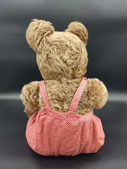 Mid Century Teddy Bär / mit Stroh gefüllt  - Bild 3