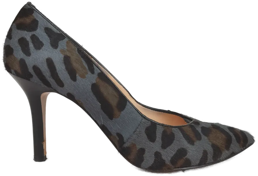 John Grey Damen Pumps Kunstfell, Animal Print - Größe 37,5 – Bild 2