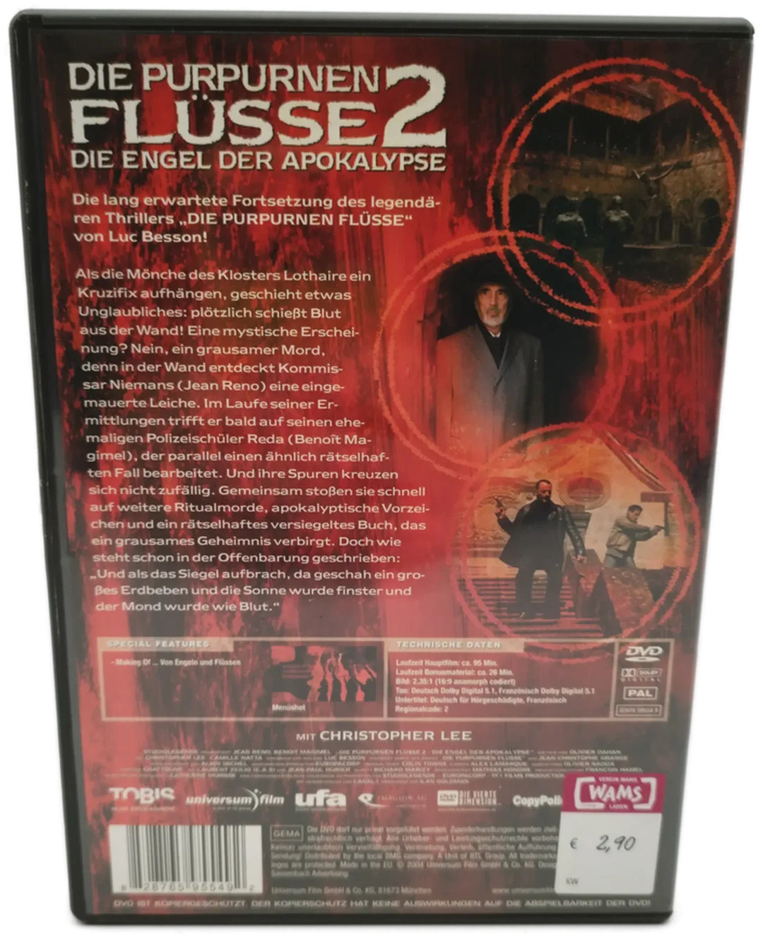 Die purpunen Flüsse: Die Engel der Apokalypse - DVD / FSK 16 – Bild 2