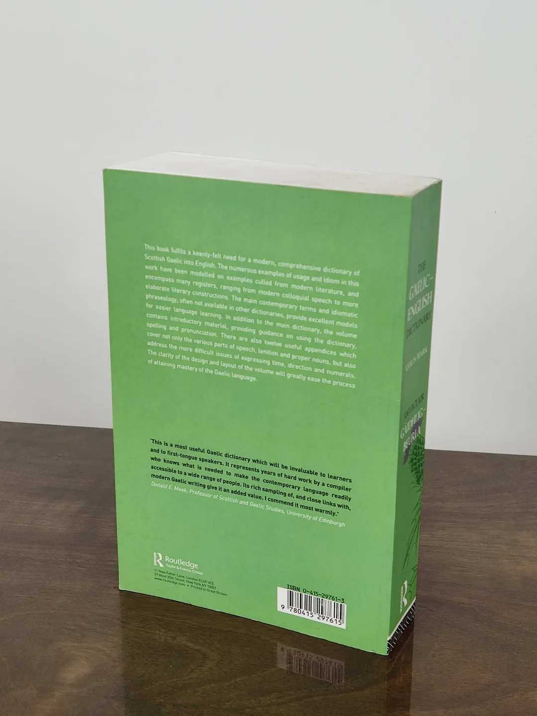 The Gaelic-English Dictionary / Am Faclar Gàidhlig-Beurla - Colin Mark – Bild 2