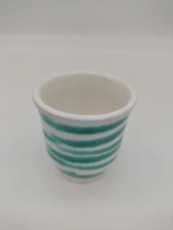 Gmundner Keramik - Kleines Set grüngeflammt, 3-teilig - Bild 4