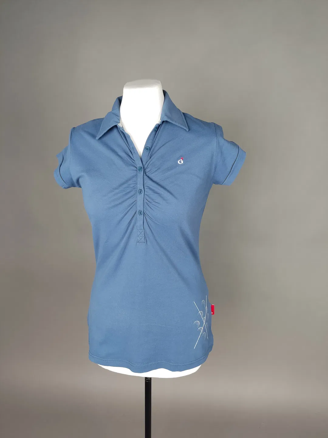 Golfino Damen Poloshirt blau - S / 36 - Bild 4