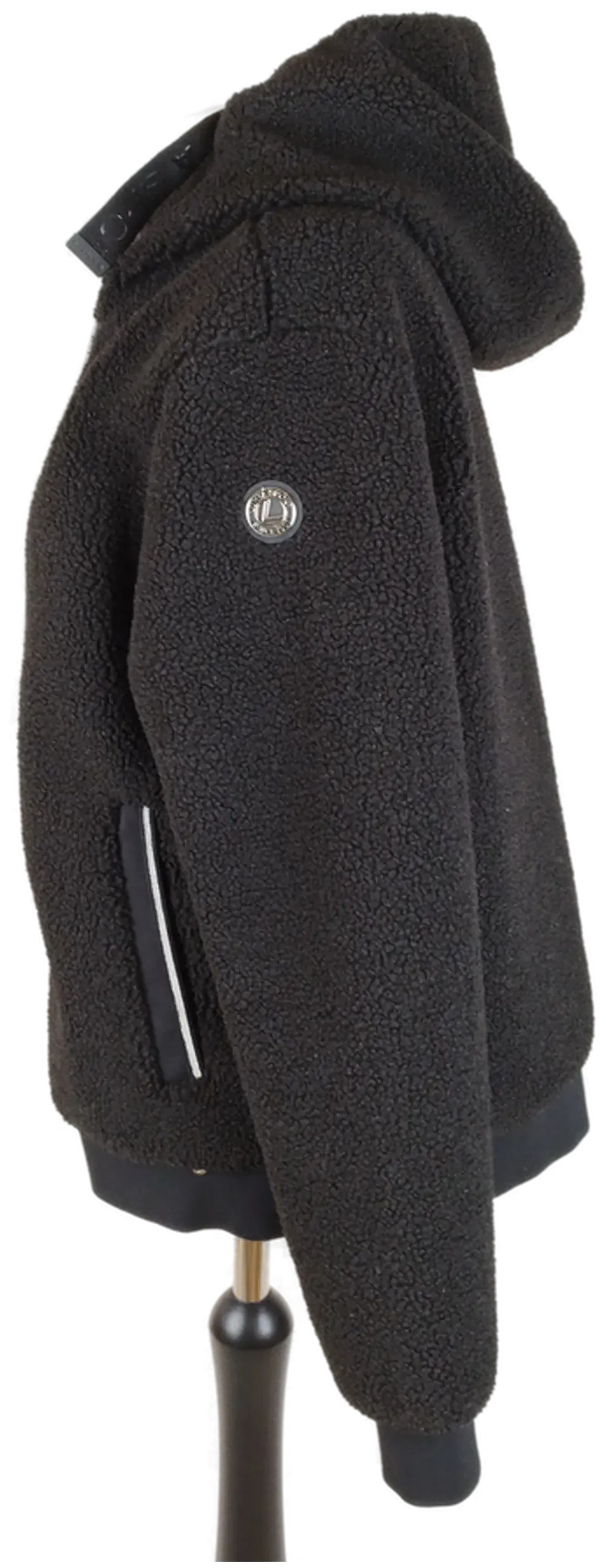 Lutha Iskoinen, Fleece Hoodie, schwarz, Gr. L  – Bild 3