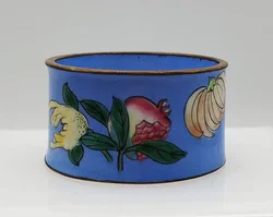 Emaille-Serviettenring Handbemalt | Vintage-Schatz - Bild 2