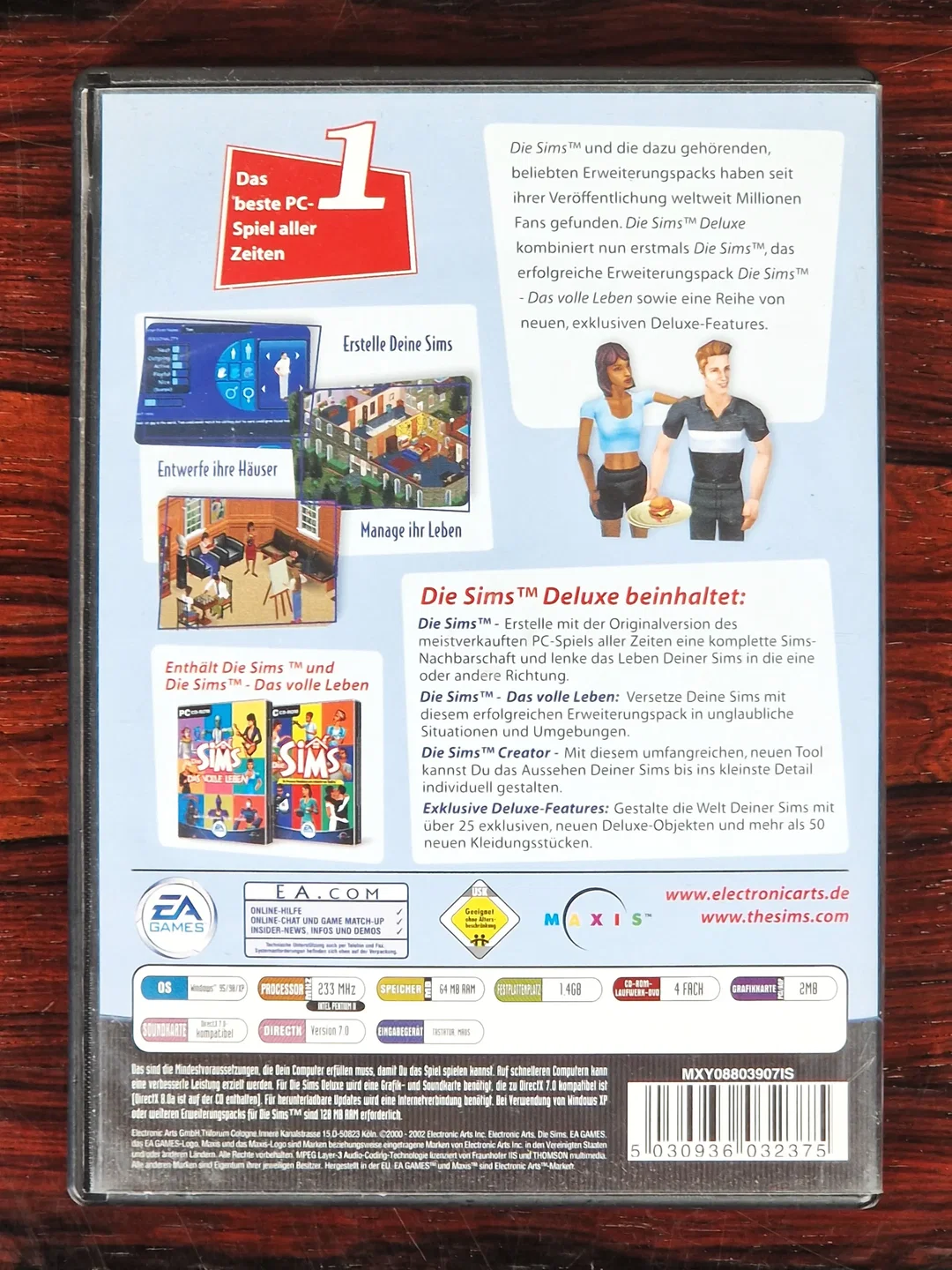 Die Sims Deluxe - PC-Spiel - CD-ROM – Bild 2
