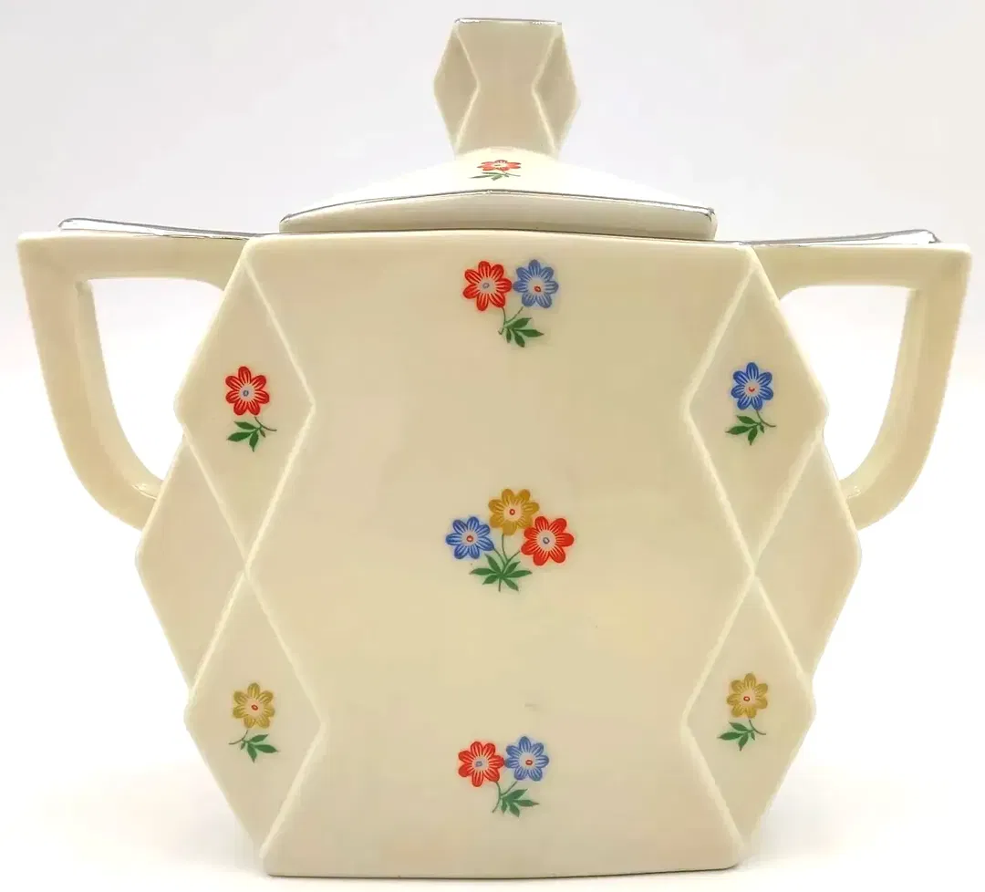 Art Deco Zuckerdose von Moritz Zdekauer - Altrohlau 1922-1945 - Bild 1