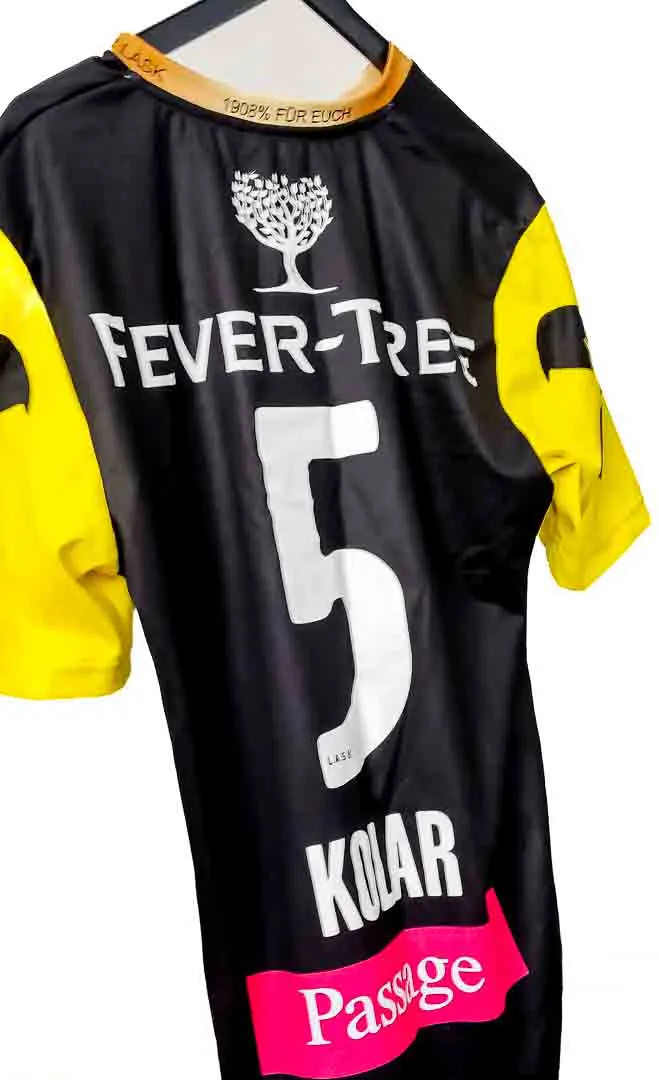 Original LASK Trikot – Spieler-Edition Kolar #5 – Zipfer & Fever-Tree Sponsoren "Gemeinsam snd wir LASK" M – Bild 2