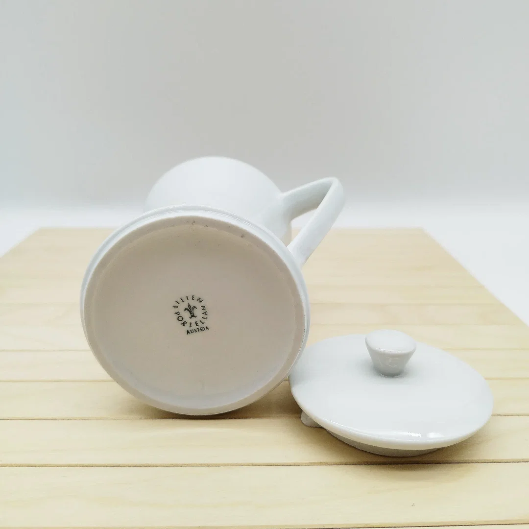 Kaffeekanne, Lilien Porzellan, Daisy, weiß  – Bild 4