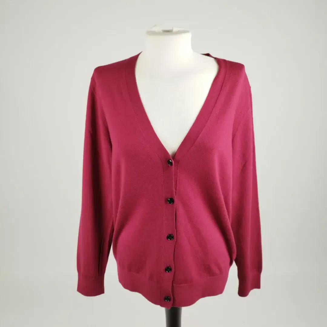 Dünner Burberry Brit Cardigan - Gr. L / Merinowolle - Bild 4