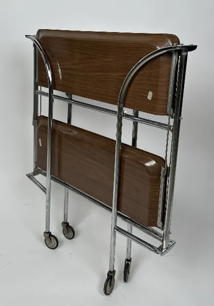 Vintage Klappbare Dinett-Servierwagen - 1970er Jahre – Bild 5