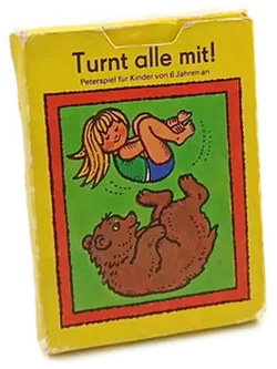 Verlag für Lehrmittel Pössneck: Vintage-Kartenspiel „Turnt alle mit!“ - Bild 1