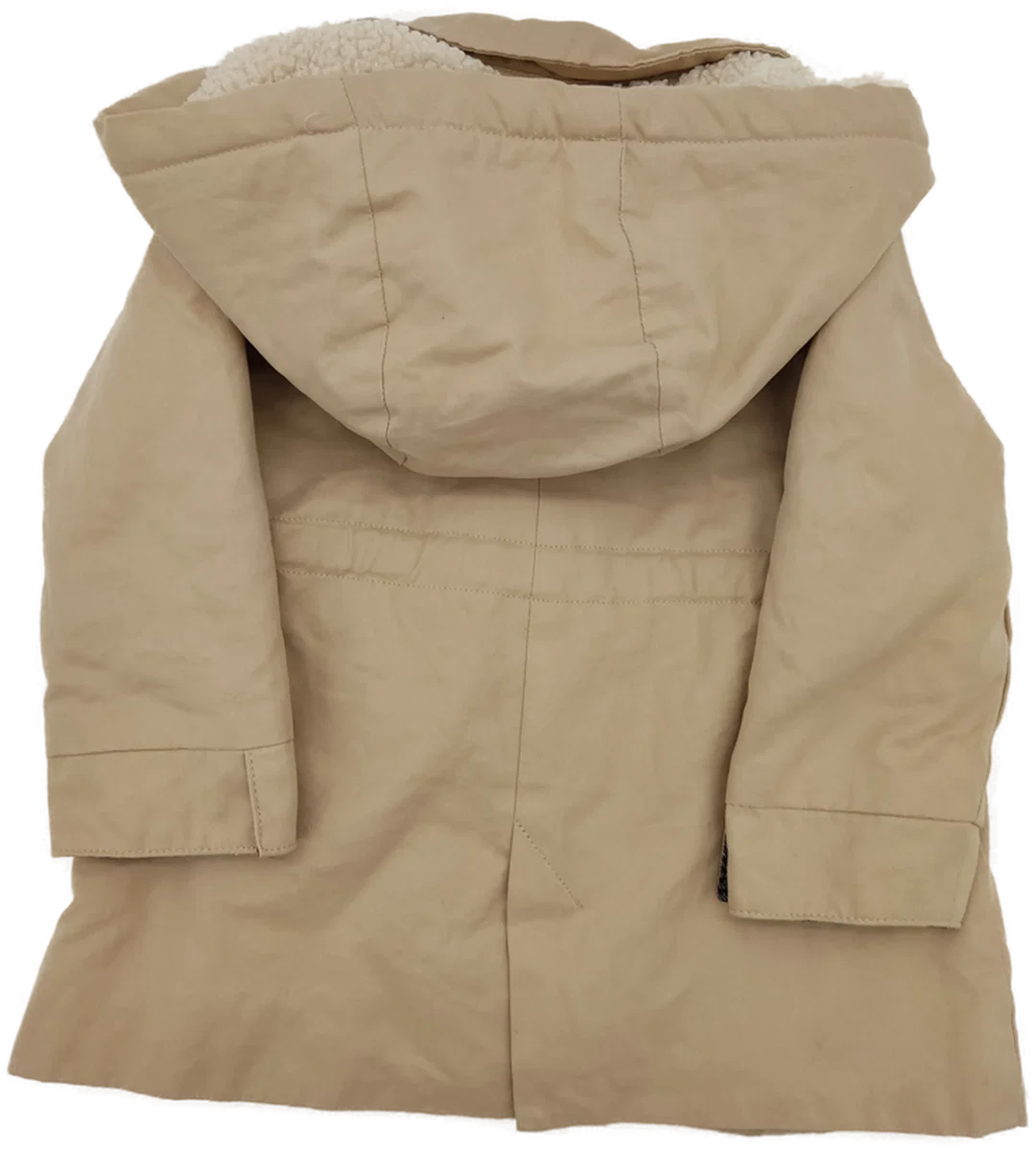 Zara Kinder Mantel beige Gr. 86 – Bild 2