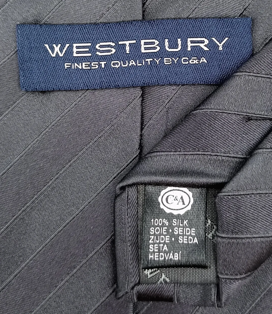 Westbury by C&A Herren Seidenkrawatte gemustert – Bild 3