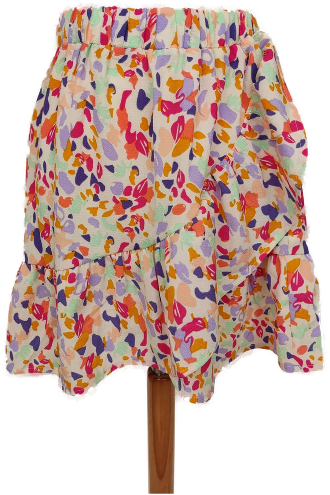 [NEU] Name It Kinder Rock lila/pink/orange gemustert - 134 - Bild 4