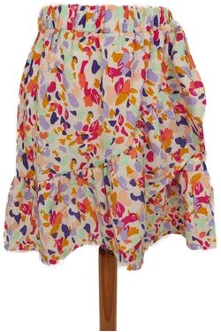[NEU] Name It Kinder Rock lila/pink/orange gemustert - 134 - Bild 1