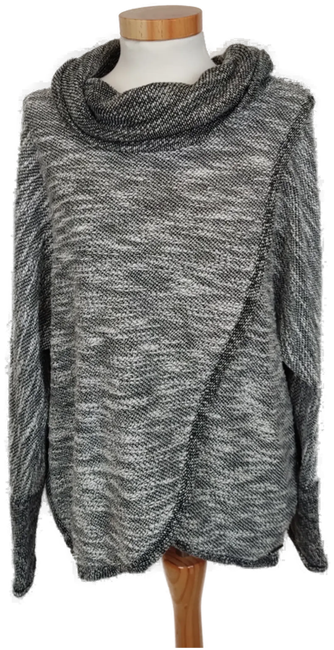 Calvin Klein Damen Pullover schwarz/weiß mele Gr. S - Bild 1