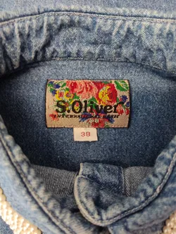 Damen Jeansbluse s.Oliver Perlenkragen | Casual Mit Glanz - Bild 4