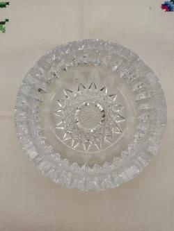 Kleiner Kristallglas Aschenbecher, D / 10 cm - Bild 3