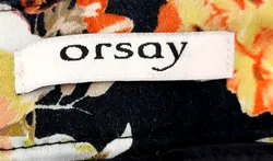 Orsay Damenhose schwarz mit Blumenmuster - Gr. 38 - Bild 3