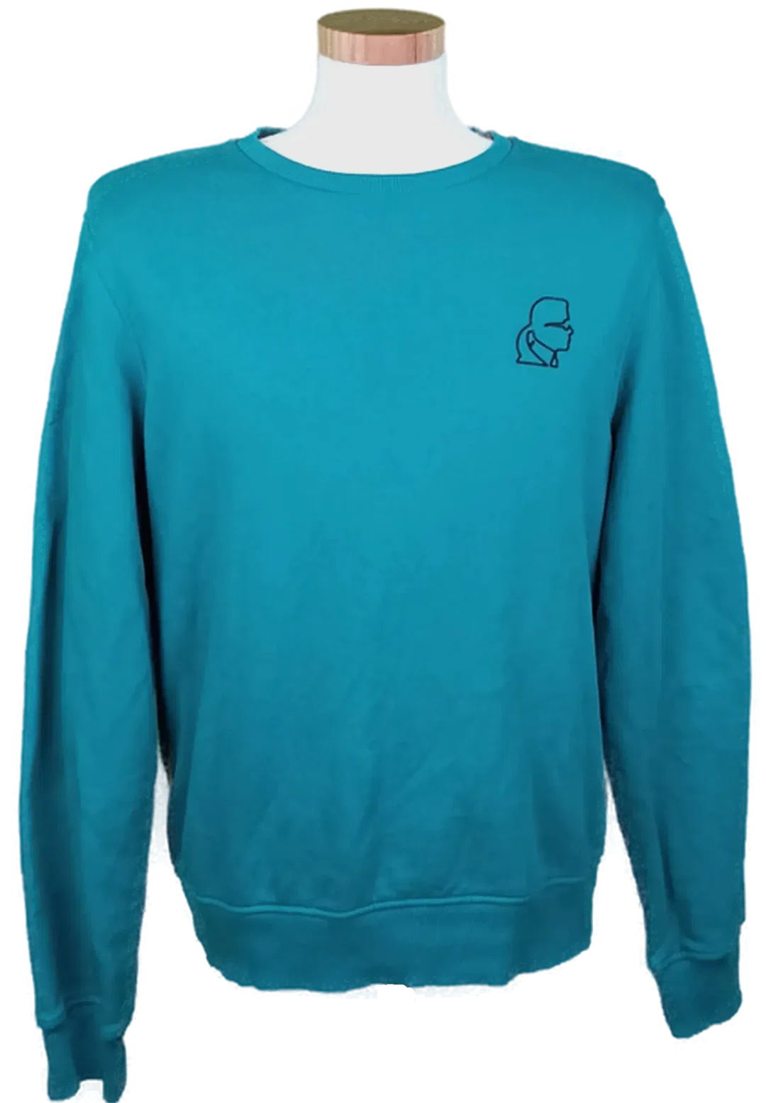 Karl Lagerfeld Herren Sweater petrol in Gr. L - Bild 1