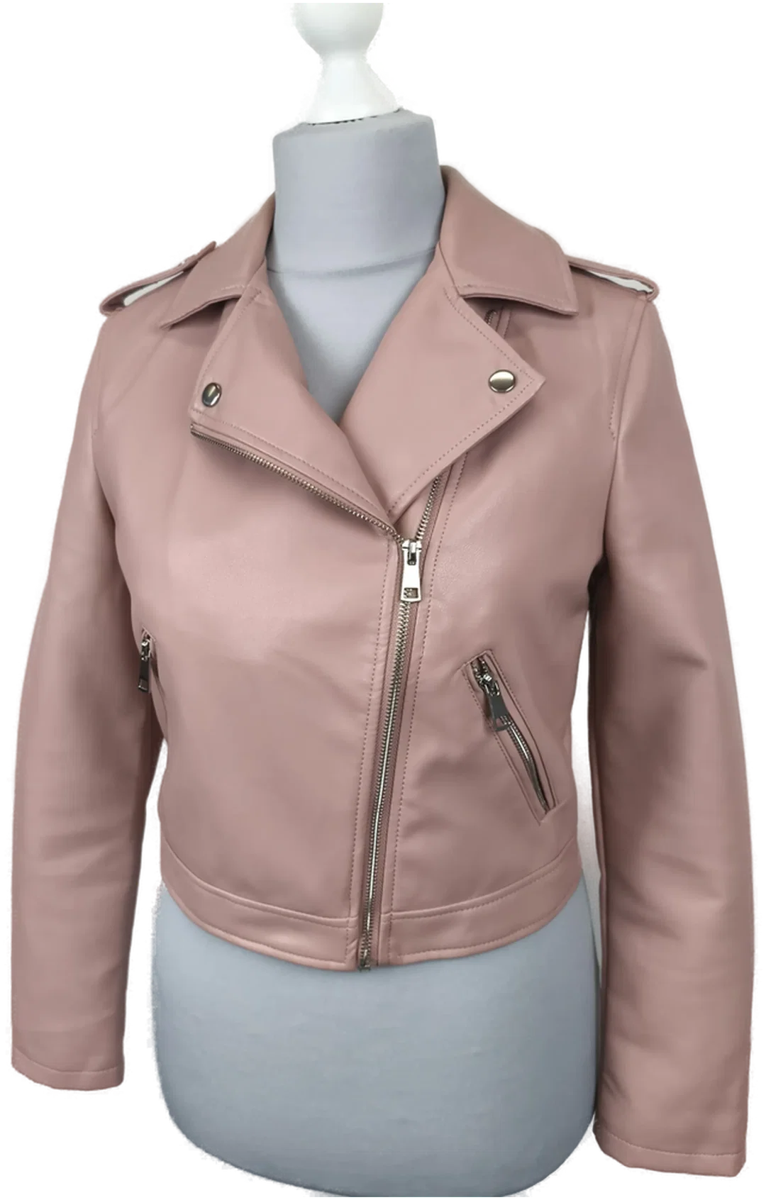  Primark, Kunstlederjacke Damen, Gr. 34 - 36 - Bild 4