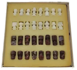 Kleines Schachbrett aus Stein 25cm x 25cm - Bild 6