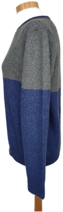 Boden Damen Kaschmir-Pullover, blau/grau - L/40 - Bild 3