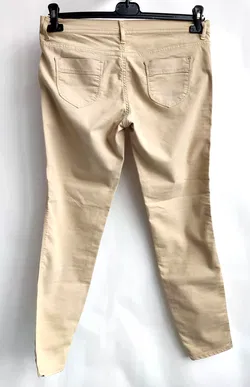 United of Benetton Damenjeans, beige - Gr. W32 - Bild 2