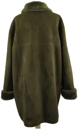 Fuchs Schmitt Damen Kunstledermantel mit Innenpelz grün - XXL/44 - Bild 2