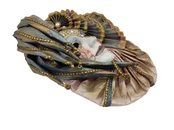 Veneziansiche Harlekin Maske (tragbar) - Bild 3