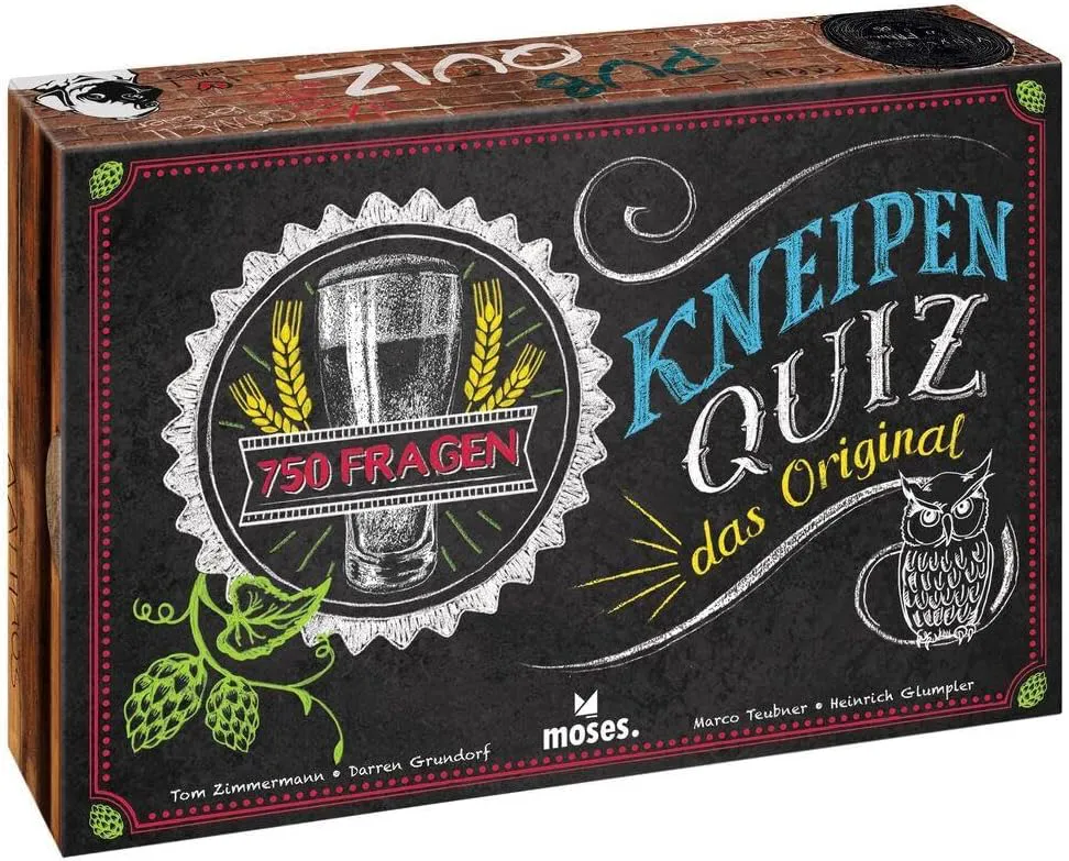 Kneipenquiz – Das Original + 2. Ergänzungs-Set „Brandneue Fragen“ | Moses Verlag | Komplett | ab 16 Jahren – Bild 2