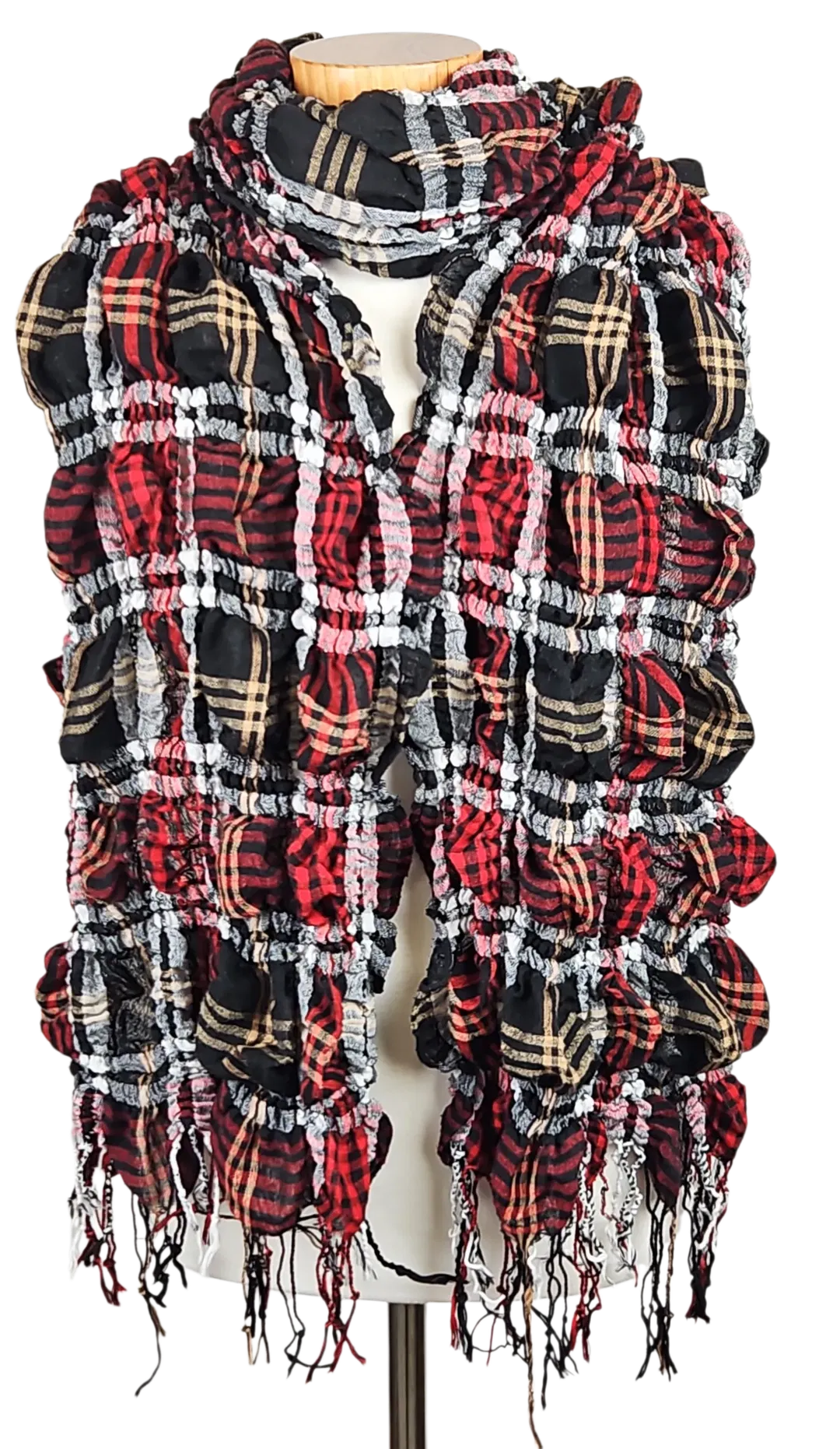 Schal Damen - kariert/ multicolor - Bild 1