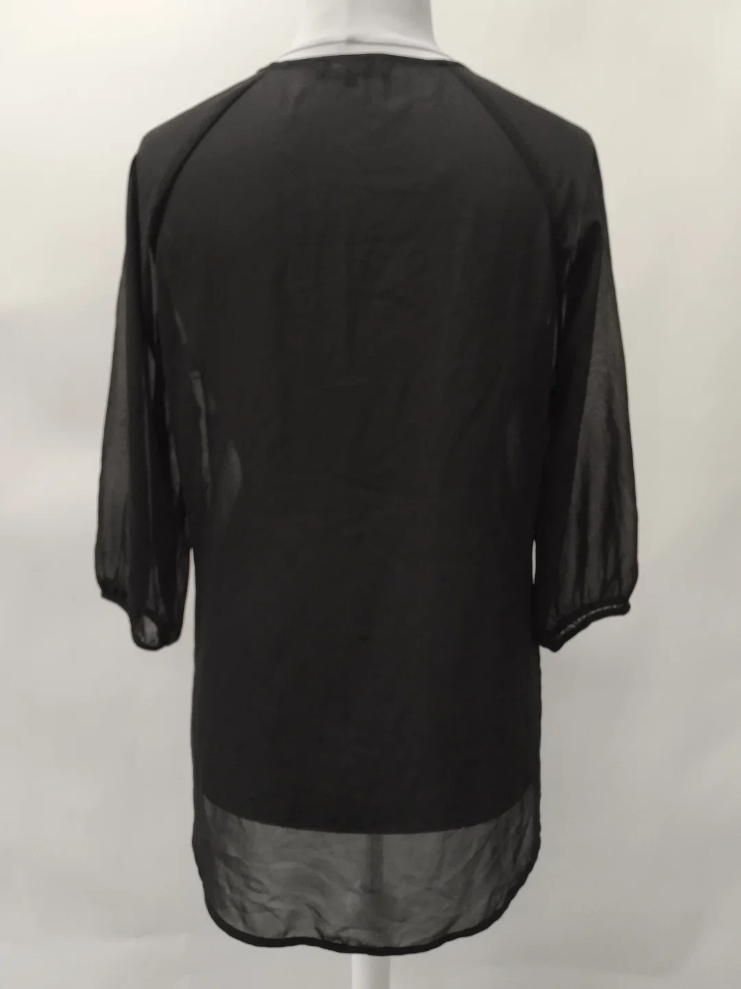 MY OWN DamenBluse, transparent mit Spitze, Gr. 38 – Bild 4