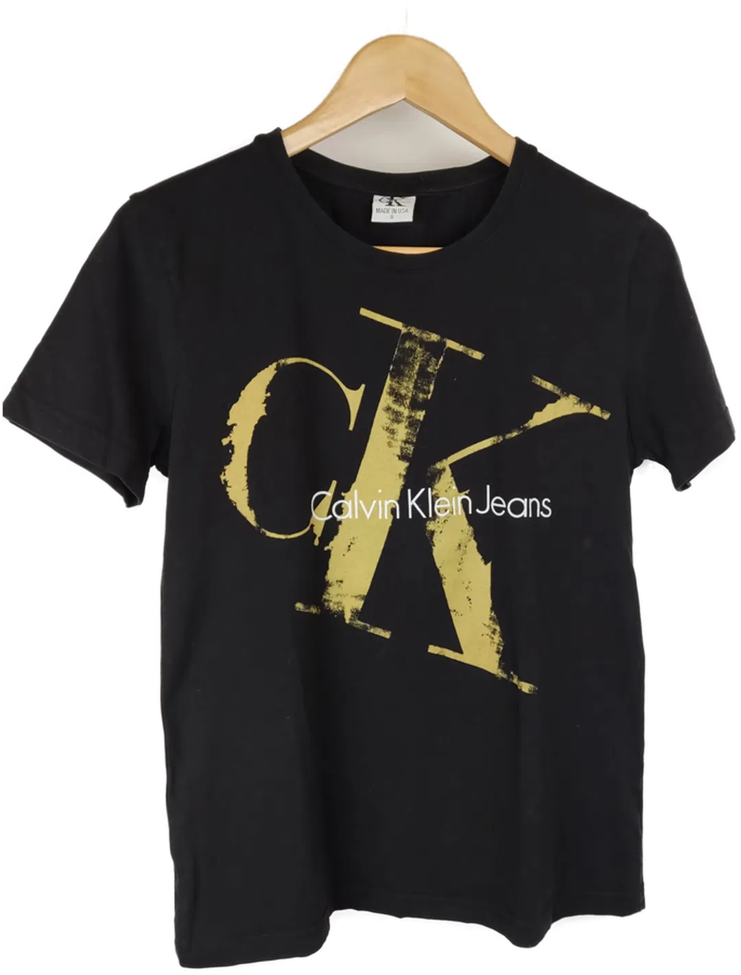 Calvin Klein Herren T-Shirt schwarz Gr. S - Bild 4