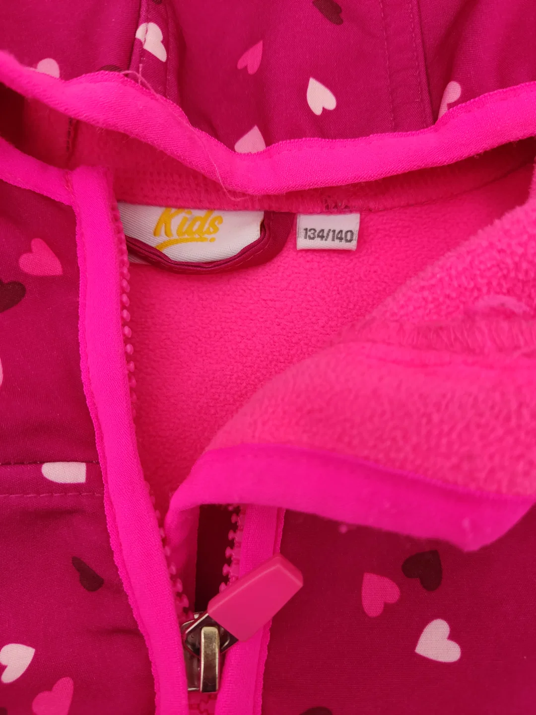 Kids Kinder Softshelljacke Gr. 134/140 pink – Bild 3