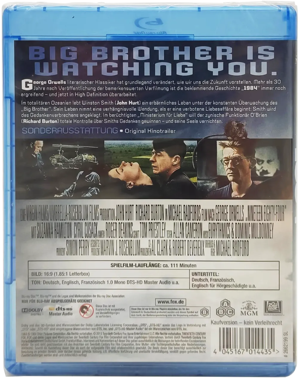 Blu-ray "1984" (nach dem Roman von George Orwell) – Bild 2