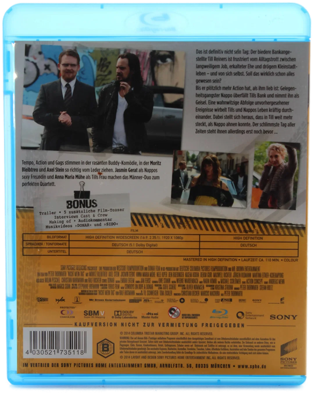 Blu ray "Nicht mein Tag – Noch so ein todsicheres Ding" – Bild 2