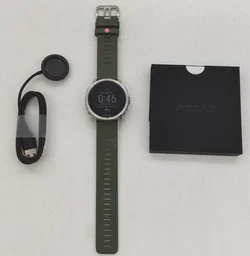Polar Grit X Smartwatch Outdoor Multisport GPS Größe: M-L  grün/silber – Vorschau 3