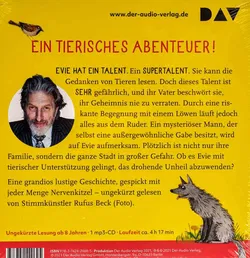 CD Hörbuch Evie und die Macht der Tiere - Rufus Beck - Bild 2