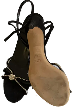 GUCCI Schuhe Damen Gr. 39,5 Absatzhöhe 9cm - Bild 4