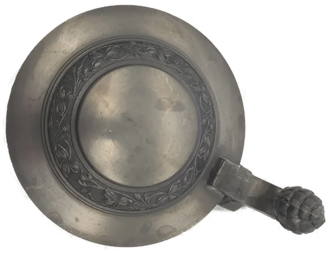 Bierkrug mit Deckel und Hopfenmotiv, Höhe 17cm – Bild 5